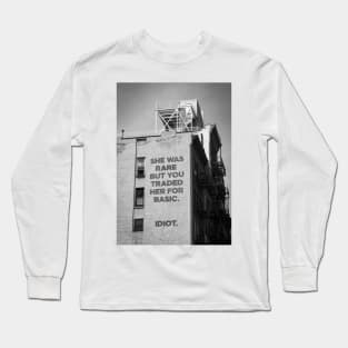 She's Rare Quote Long Sleeve T-Shirt